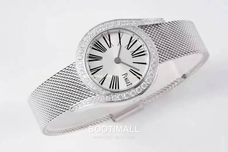 피아제 라임라이트 갈라 스틸 다이아세팅 화이트다이얼 쿼츠 Piaget Limelight Gala Steel Diamond Set White Dial Quartz 32mm 7