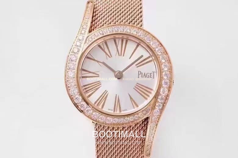 피아제 라임라이트 갈라 스틸 다이아세팅 화이트다이얼 쿼츠 Piaget Limelight Gala Steel Diamond Set White Dial Quartz 32mm 2