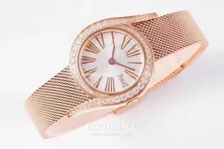 피아제 라임라이트 갈라 스틸 다이아세팅 화이트다이얼 쿼츠 Piaget Limelight Gala Steel Diamond Set White Dial Quartz 32mm 6