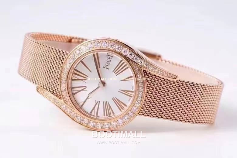 피아제 라임라이트 갈라 스틸 다이아세팅 화이트다이얼 쿼츠 Piaget Limelight Gala Steel Diamond Set White Dial Quartz 32mm 7