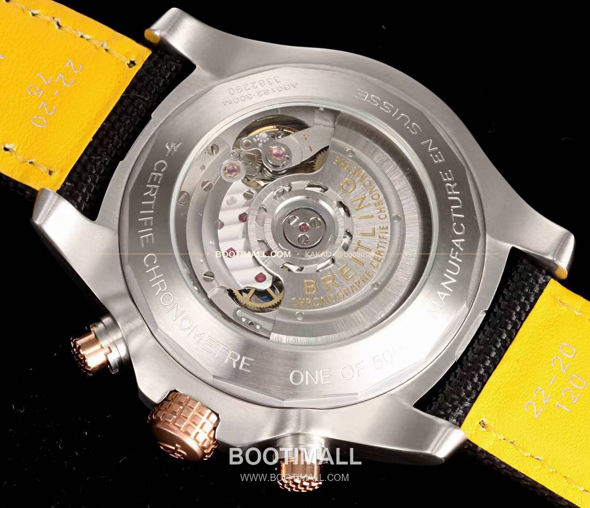 브라이틀링 어벤저 스틸 블랙다이얼 크로노그래프 오토매틱 Breitling Avenger Steel Black Dial Chronograph Automatic B01 45mm 9