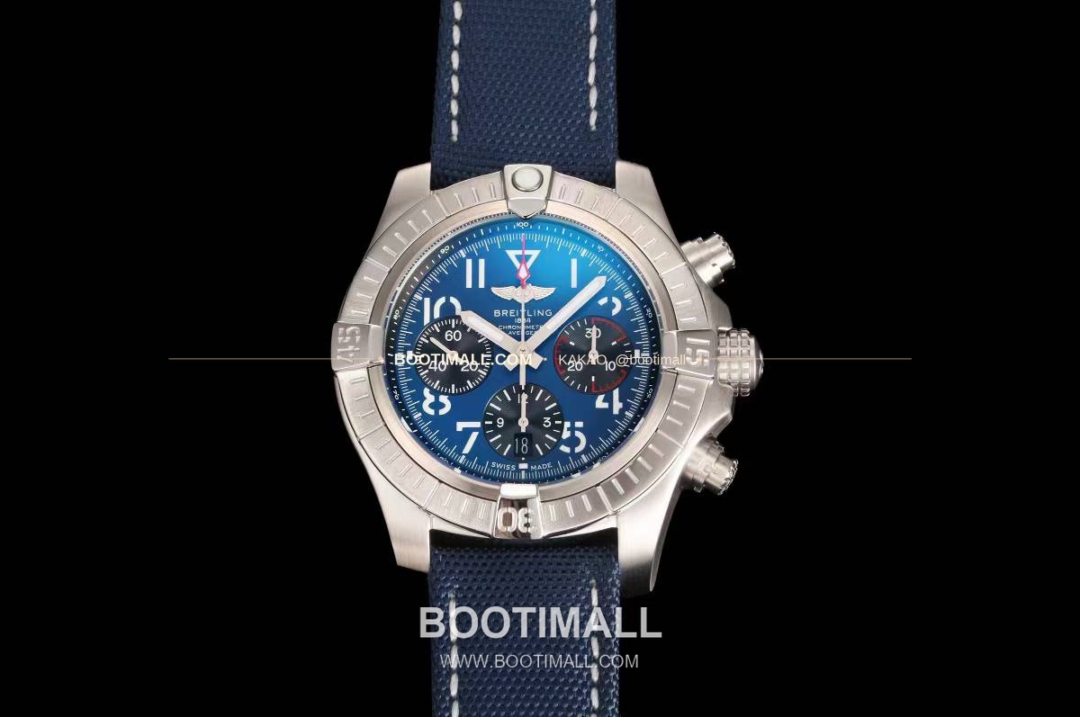브라이틀링 어벤저 스틸 블루다이얼 크로노그래프 오토매틱 Breitling Avenger Steel Blue Dial Chronograph Automatic B01 45mm 2