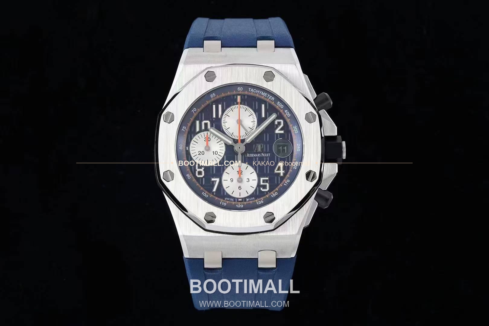 오데마피게 로열오크오프쇼어 스틸 블루다이얼 크로노그래프 오토매틱 Audemars Piguet Royal Oak Offshore Steel Blue Dial Chronograph Automatic 26470 42mm 2