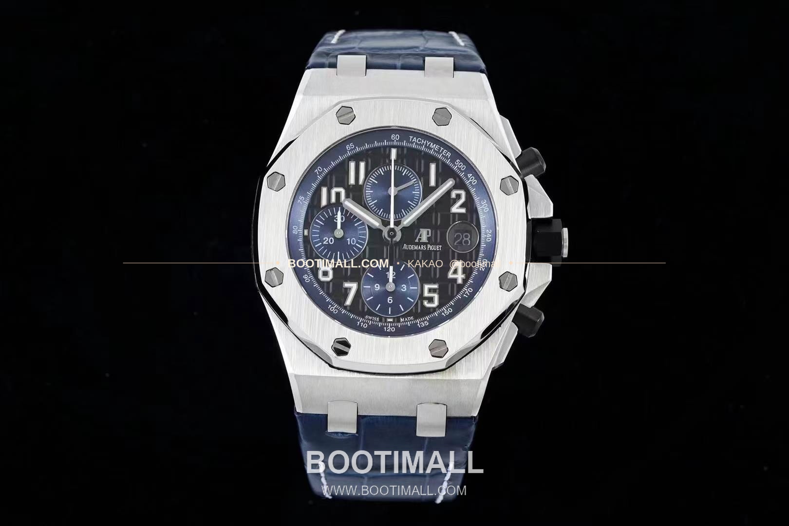 오데마피게 로열오크오프쇼어 스틸 블루다이얼 크로노그래프 오토매틱 Audemars Piguet Royal Oak Offshore Steel Blue Dial Chronograph Automatic 26470 42mm 1