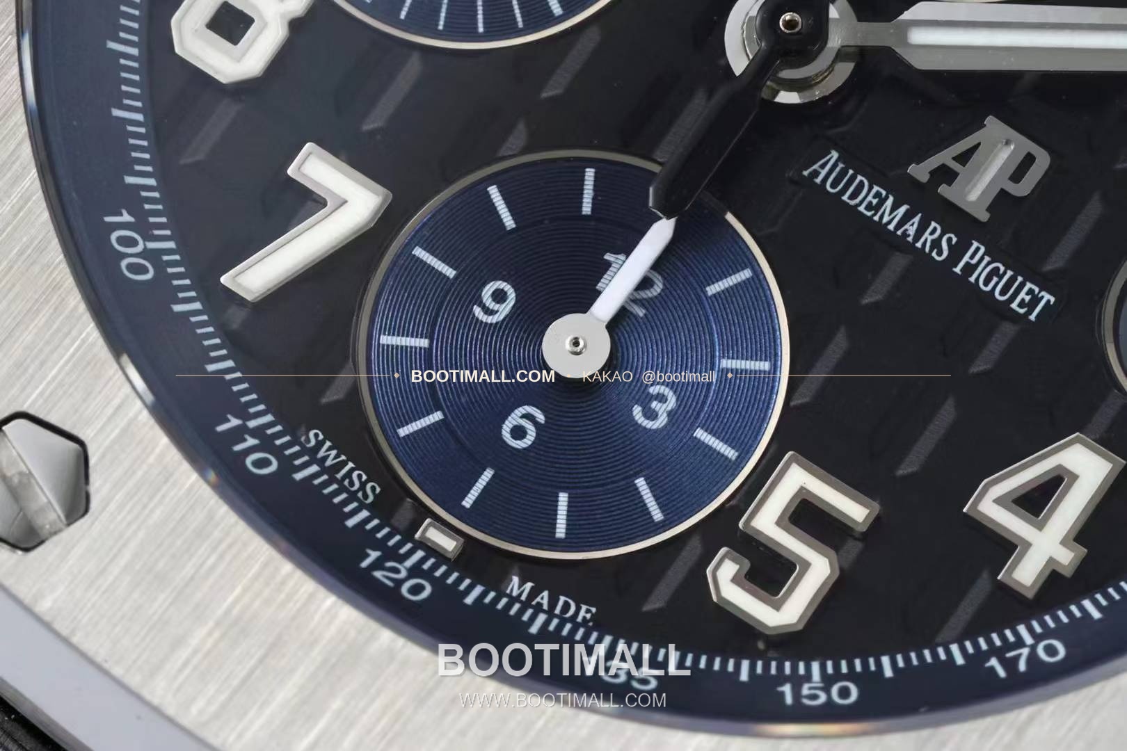 오데마피게 로열오크오프쇼어 스틸 블루다이얼 크로노그래프 오토매틱 Audemars Piguet Royal Oak Offshore Steel Blue Dial Chronograph Automatic 26470 42mm 5