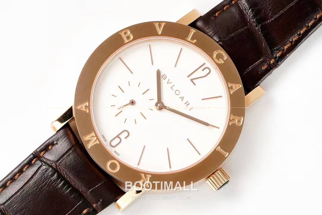 불가리 불가리 로마 스틸 아이보리다이얼 스몰세컨즈 오토매틱 Bvlgari Bulgari Roma Steel Ivory Dial Small Seconds Automatic 41mm 4