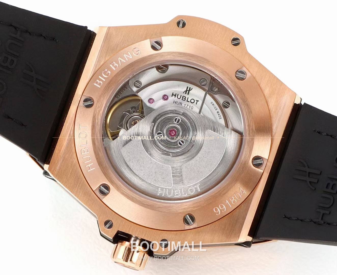 위블로 빅뱅 스틸 레인보우베젤 다이아세팅 오토매틱 Hublot Big Bang Steel Rainbow Bezel Diamond Set Automatic 39mm 8
