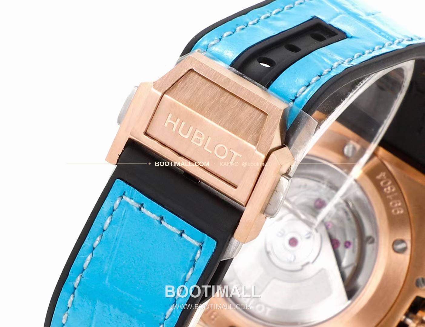 위블로 빅뱅 스틸 레인보우베젤 다이아세팅 오토매틱 Hublot Big Bang Steel Rainbow Bezel Diamond Set Automatic 39mm 9