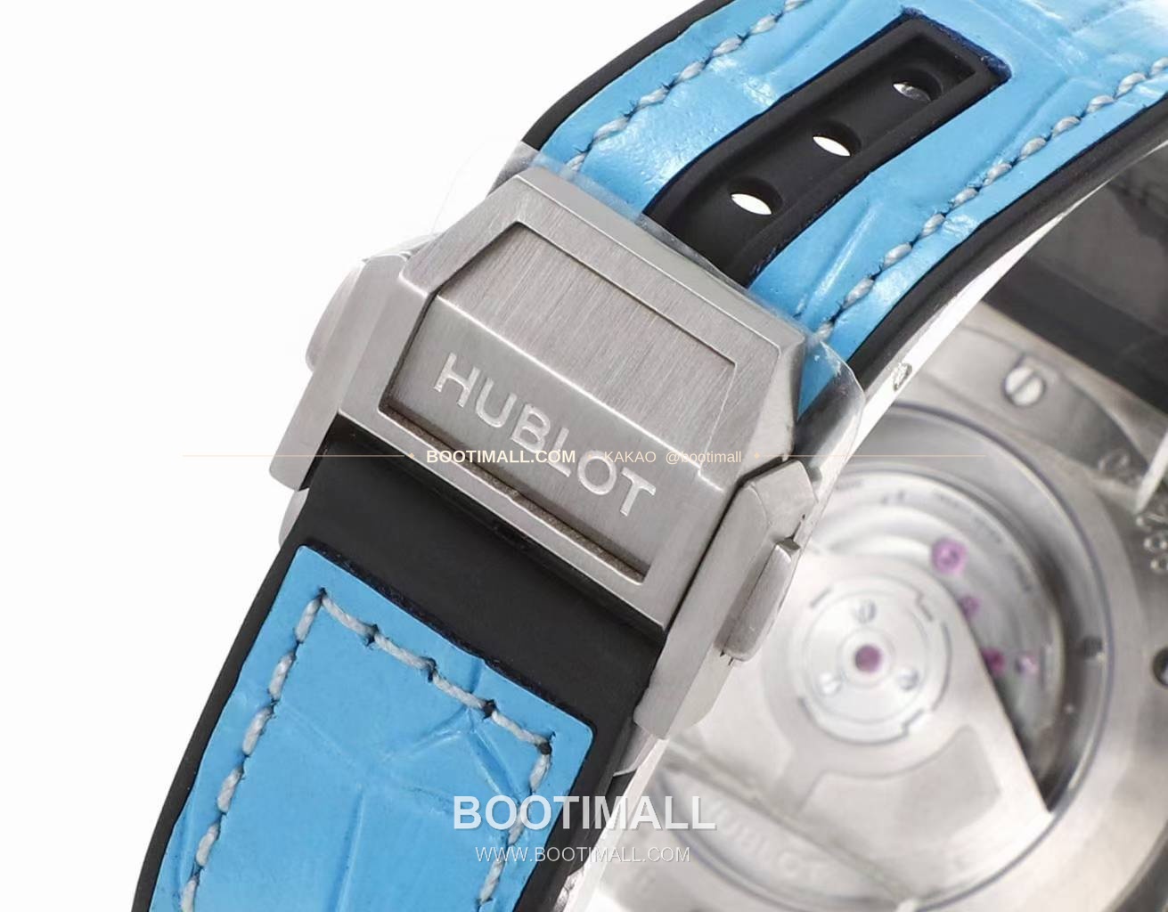위블로 빅뱅 스틸 레인보우베젤 다이아세팅 오토매틱 Hublot Big Bang Steel Rainbow Bezel Diamond Set Automatic 39mm 9