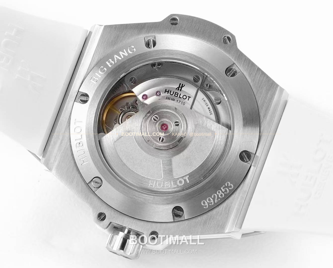 위블로 빅뱅 스틸 레인보우베젤 다이아세팅 오토매틱 Hublot Big Bang Steel Rainbow Bezel Diamond Set Automatic 39mm 8