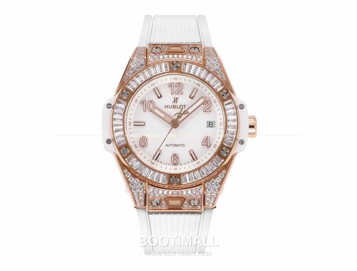 위블로 빅뱅 스틸 레인보우베젤 다이아세팅 오토매틱 Hublot Big Bang Steel Rainbow Bezel Diamond Set Automatic 39mm 2