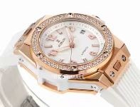 위블로 빅뱅 스틸 레인보우베젤 다이아세팅 오토매틱 Hublot Big Bang Steel Rainbow Bezel Diamond Set Automatic 39mm 4