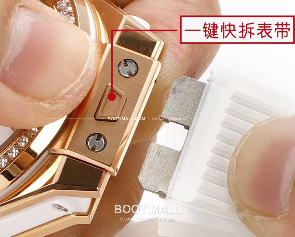 위블로 빅뱅 스틸 레인보우베젤 다이아세팅 오토매틱 Hublot Big Bang Steel Rainbow Bezel Diamond Set Automatic 39mm 10