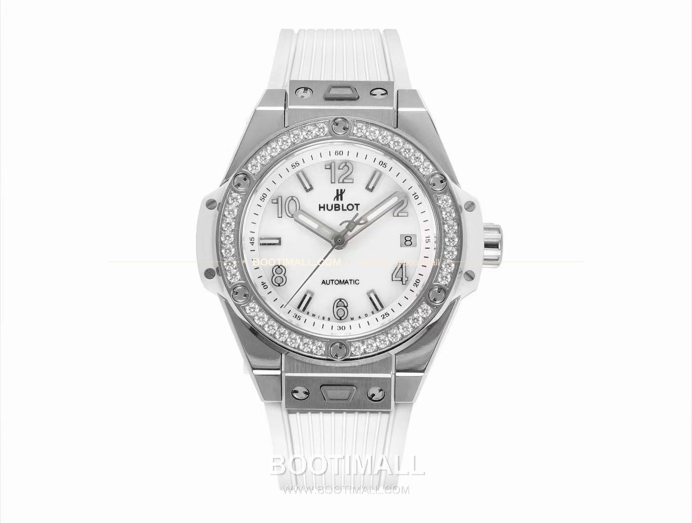위블로 빅뱅 스틸 레인보우베젤 다이아세팅 오토매틱 Hublot Big Bang Steel Rainbow Bezel Diamond Set Automatic 39mm 2