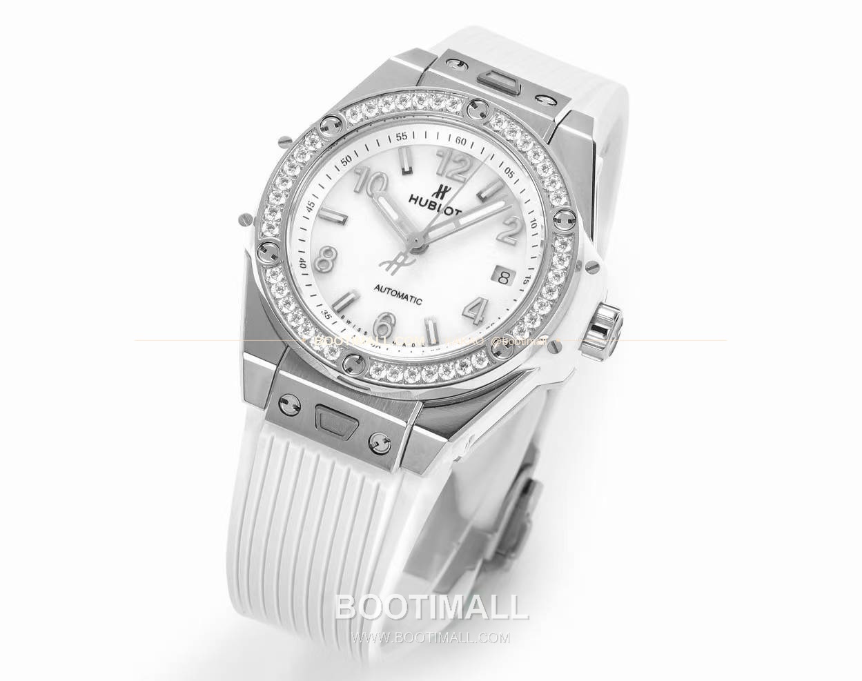 위블로 빅뱅 스틸 레인보우베젤 다이아세팅 오토매틱 Hublot Big Bang Steel Rainbow Bezel Diamond Set Automatic 39mm 3