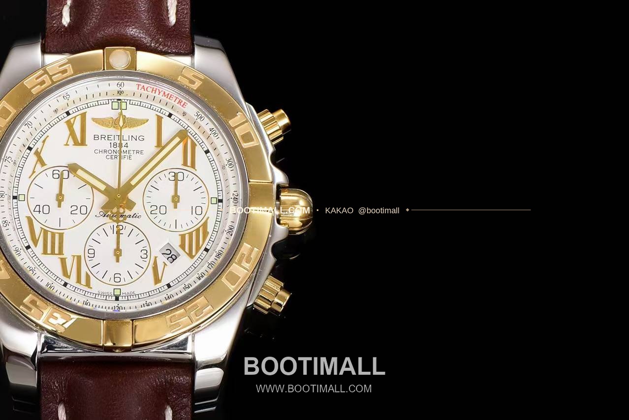 브라이틀링 크로노맷 스틸 블루다이얼 크로노그래프 오토매틱 Breitling Chronomat Steel Blue Dial Chronograph Automatic 44mm 4