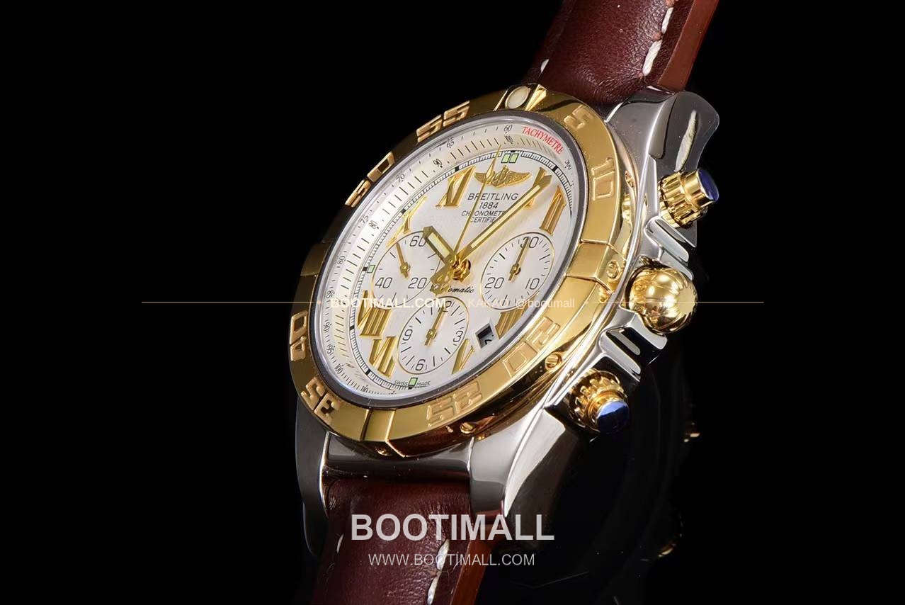 브라이틀링 크로노맷 스틸 블루다이얼 크로노그래프 오토매틱 Breitling Chronomat Steel Blue Dial Chronograph Automatic 44mm 6