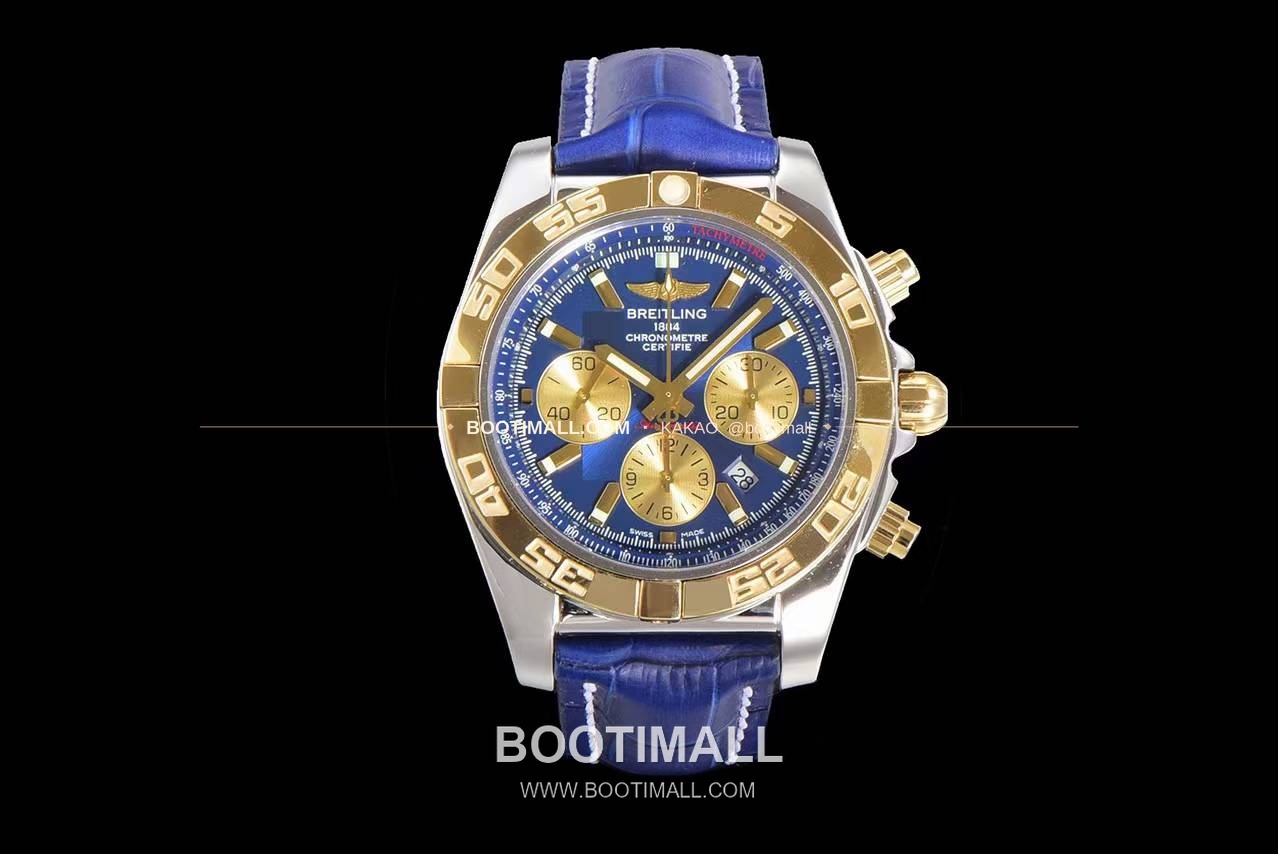 브라이틀링 크로노맷 스틸 블루다이얼 크로노그래프 오토매틱 Breitling Chronomat Steel Blue Dial Chronograph Automatic 44mm 1