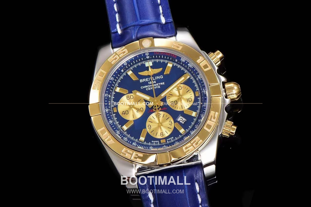 브라이틀링 크로노맷 스틸 블루다이얼 크로노그래프 오토매틱 Breitling Chronomat Steel Blue Dial Chronograph Automatic 44mm 2