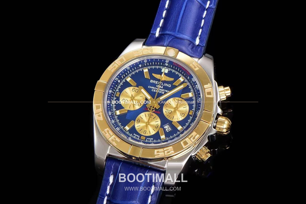 브라이틀링 크로노맷 스틸 블루다이얼 크로노그래프 오토매틱 Breitling Chronomat Steel Blue Dial Chronograph Automatic 44mm 3