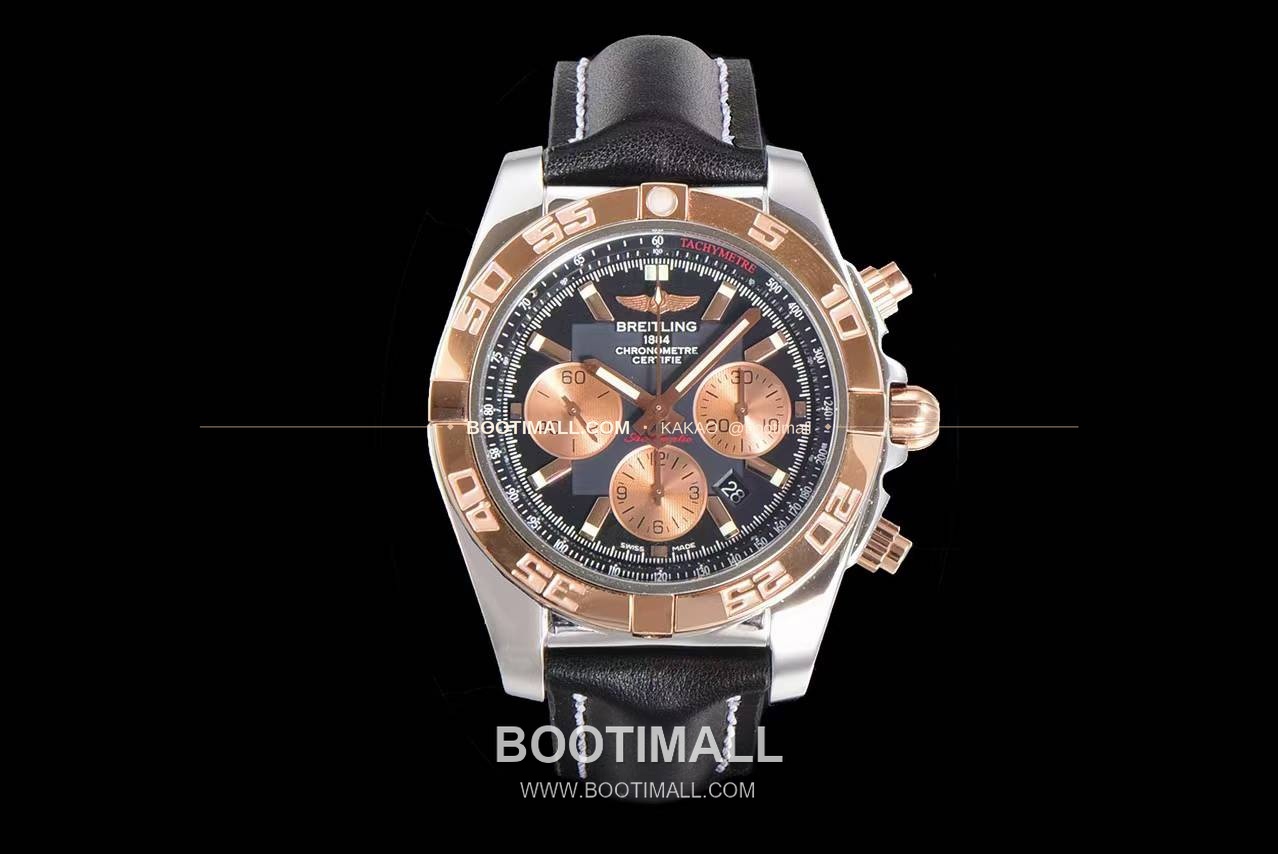 브라이틀링 크로노맷 스틸 블루다이얼 크로노그래프 오토매틱 Breitling Chronomat Steel Blue Dial Chronograph Automatic 44mm 1