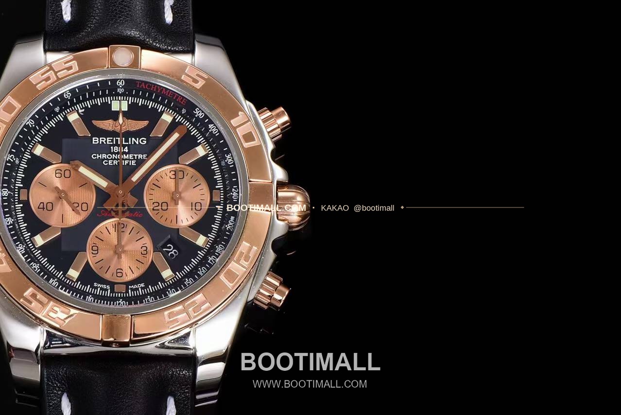 브라이틀링 크로노맷 스틸 블루다이얼 크로노그래프 오토매틱 Breitling Chronomat Steel Blue Dial Chronograph Automatic 44mm 4