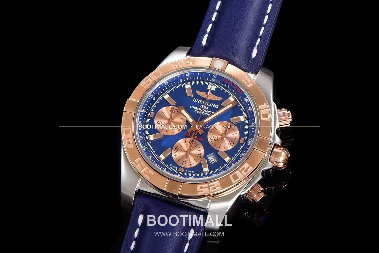 브라이틀링 크로노맷 스틸 블루다이얼 크로노그래프 오토매틱 Breitling Chronomat Steel Blue Dial Chronograph Automatic 44mm 3