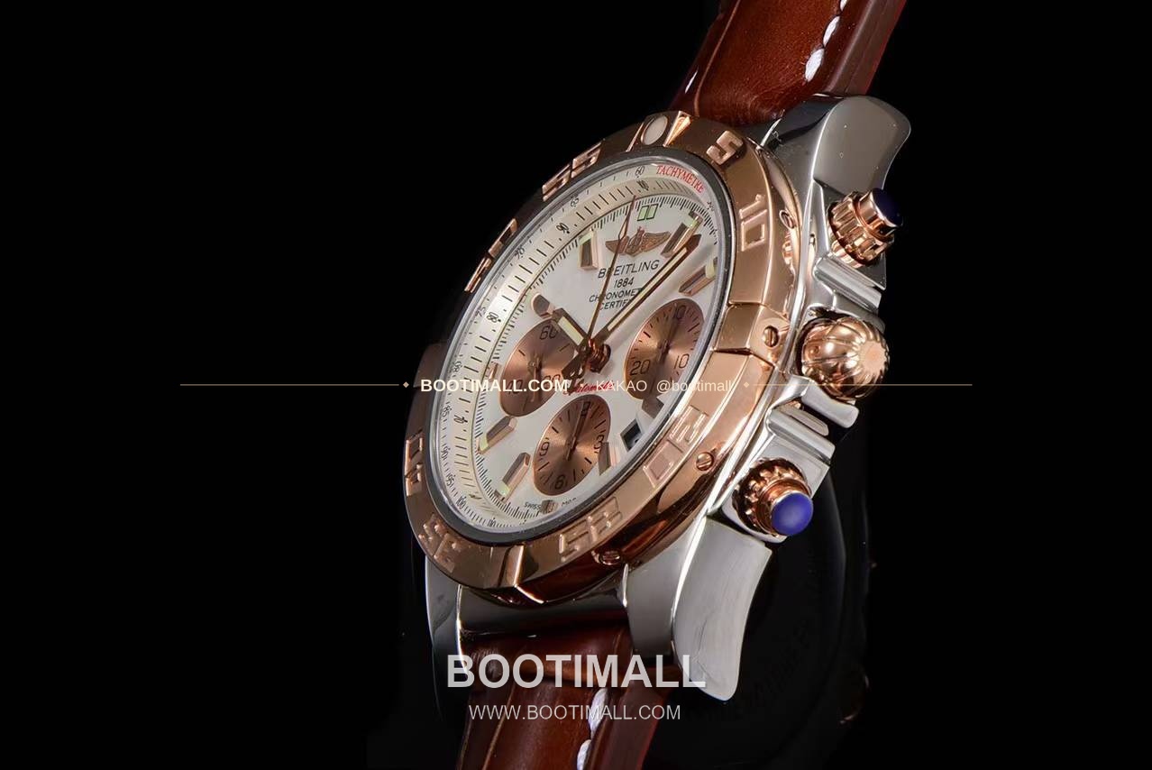 브라이틀링 크로노맷 스틸 블루다이얼 크로노그래프 오토매틱 Breitling Chronomat Steel Blue Dial Chronograph Automatic 44mm 6