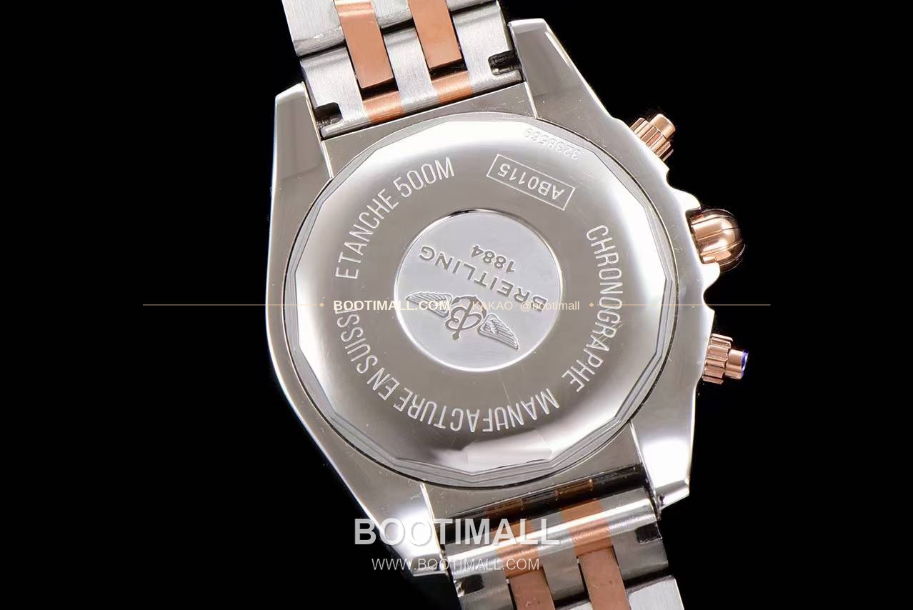 브라이틀링 크로노맷 스틸 블랙다이얼 크로노그래프 오토매틱 Breitling Chronomat Steel Black Dial Chronograph Automatic 44mm 7