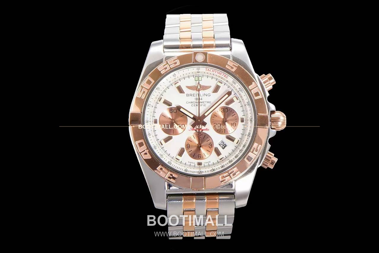 브라이틀링 크로노맷 스틸 블랙다이얼 크로노그래프 오토매틱 Breitling Chronomat Steel Black Dial Chronograph Automatic 44mm 1