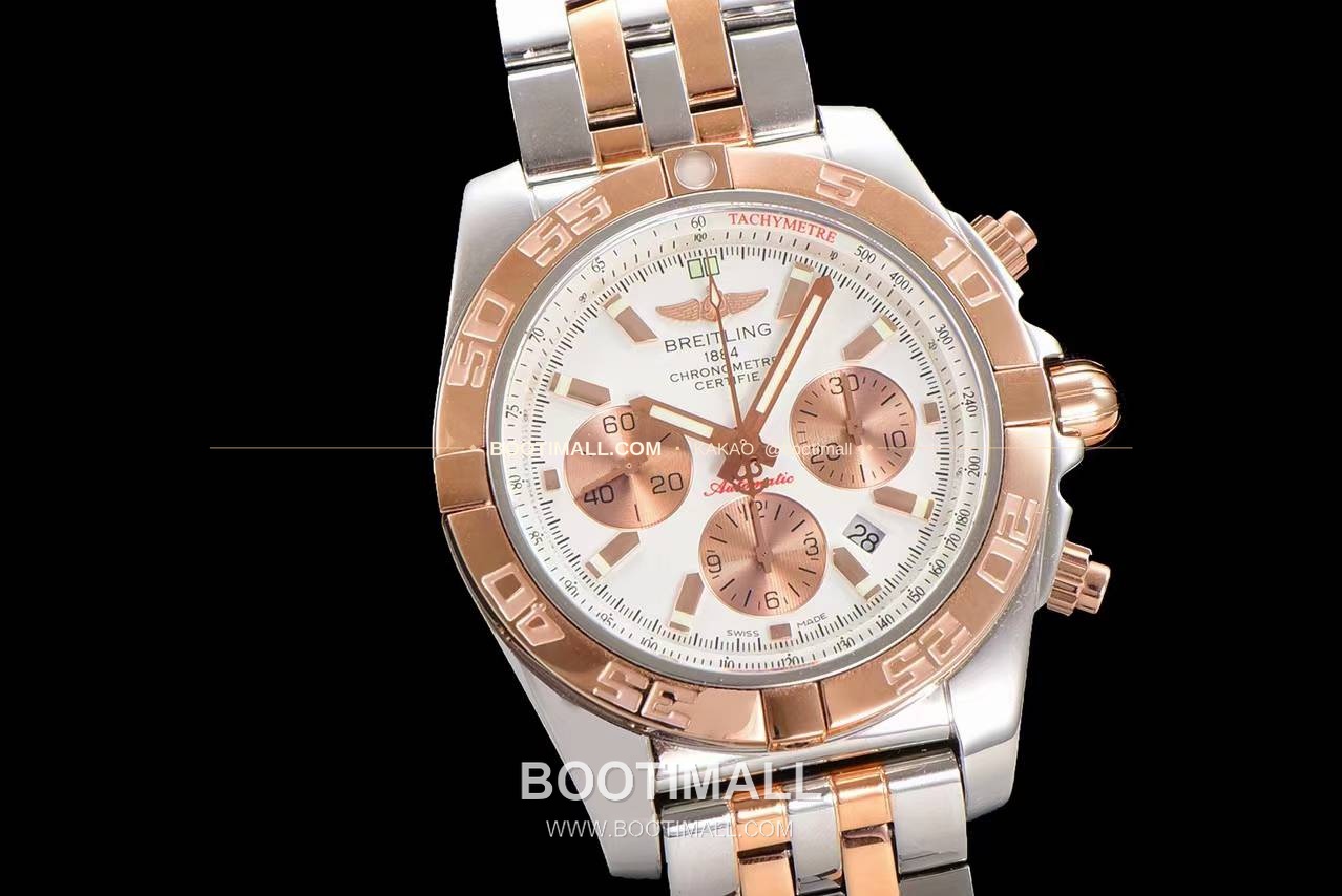 브라이틀링 크로노맷 스틸 블랙다이얼 크로노그래프 오토매틱 Breitling Chronomat Steel Black Dial Chronograph Automatic 44mm 2