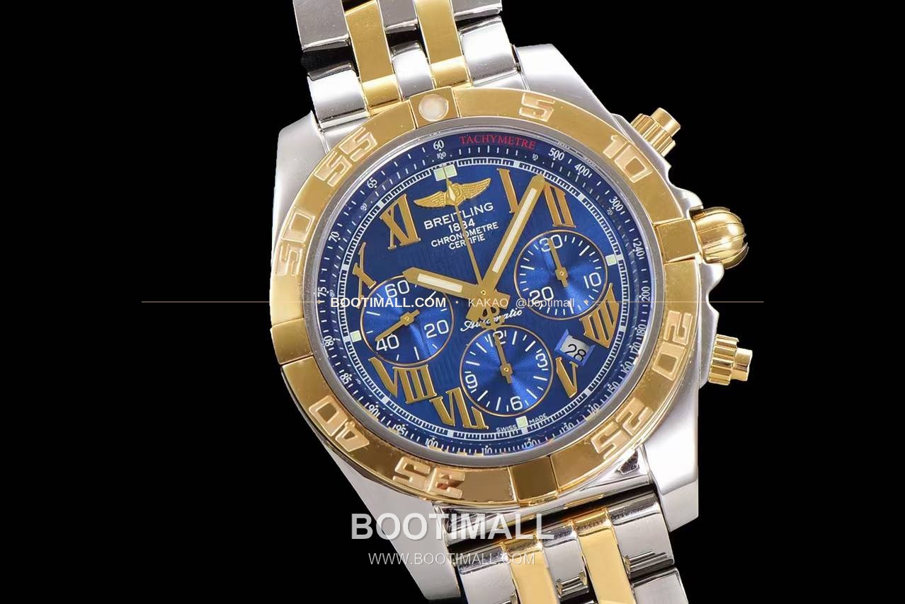 브라이틀링 크로노맷 스틸 블랙다이얼 크로노그래프 오토매틱 Breitling Chronomat Steel Black Dial Chronograph Automatic 44mm 2