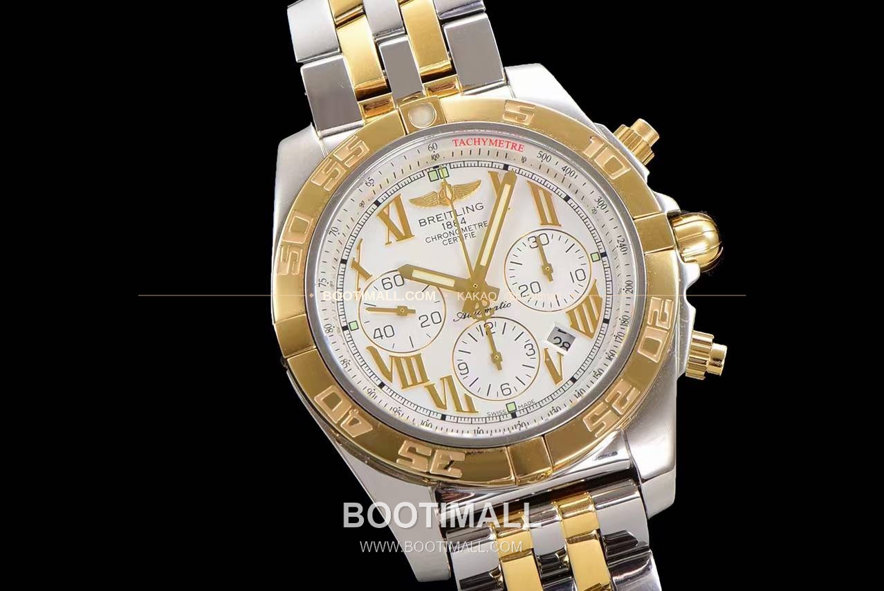 브라이틀링 크로노맷 스틸 블랙다이얼 크로노그래프 오토매틱 Breitling Chronomat Steel Black Dial Chronograph Automatic 44mm 2