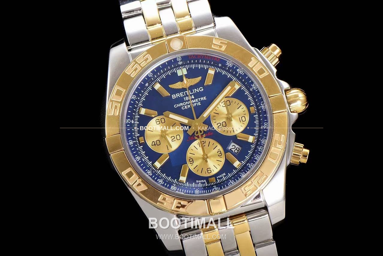 브라이틀링 크로노맷 스틸 블랙다이얼 크로노그래프 오토매틱 Breitling Chronomat Steel Black Dial Chronograph Automatic 44mm 2