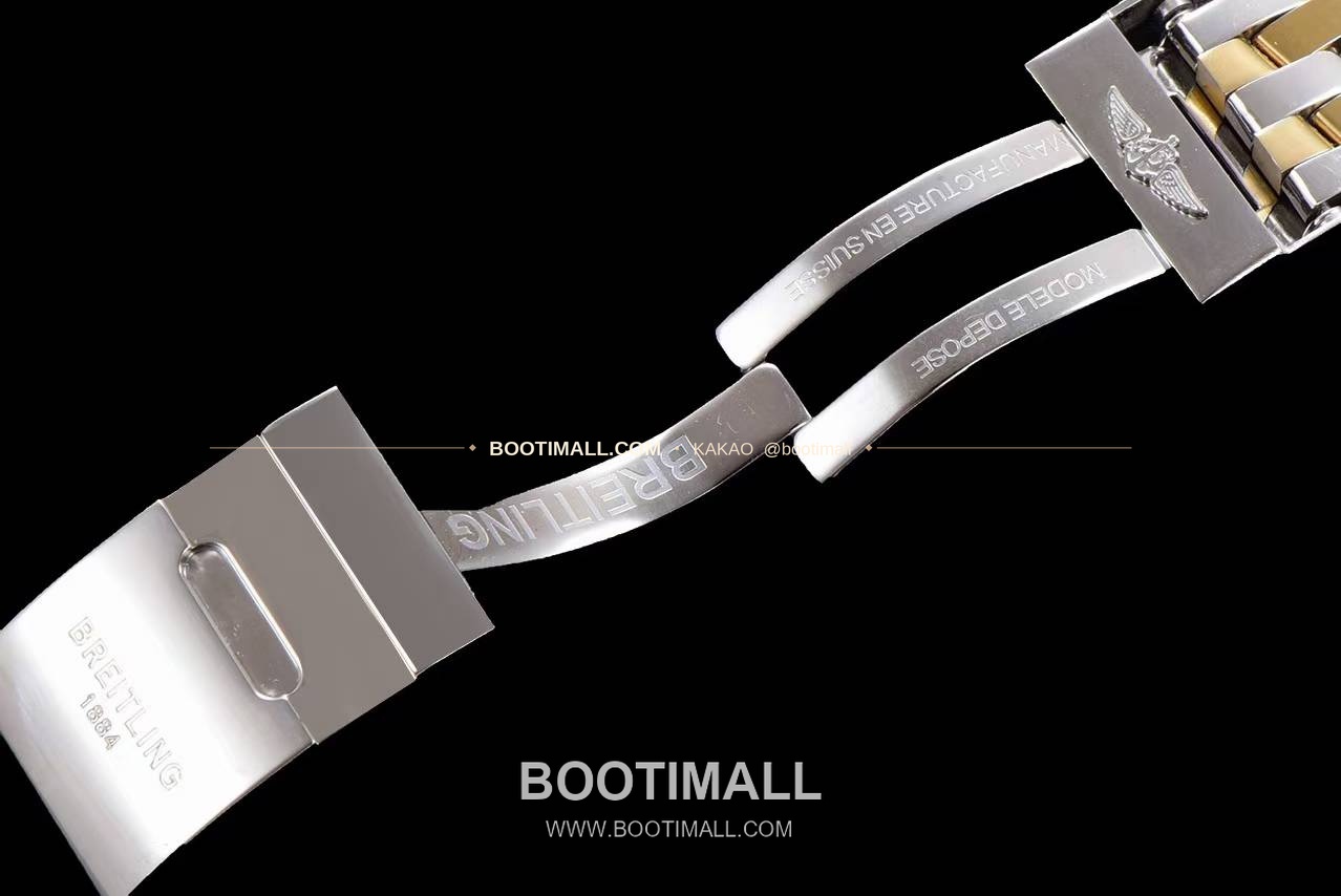 브라이틀링 크로노맷 스틸 블랙다이얼 크로노그래프 오토매틱 Breitling Chronomat Steel Black Dial Chronograph Automatic 44mm 9