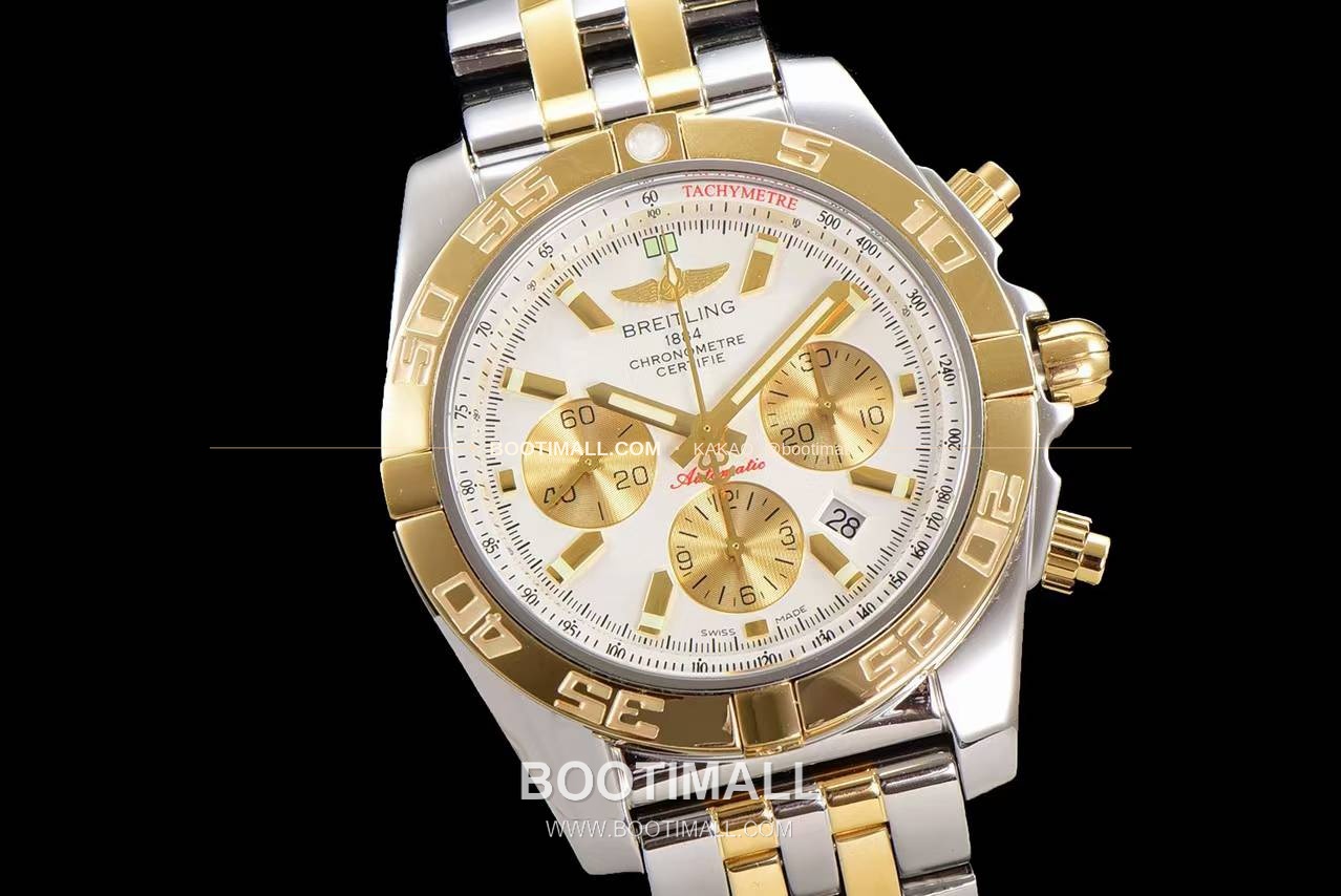 브라이틀링 크로노맷 스틸 블랙다이얼 크로노그래프 오토매틱 Breitling Chronomat Steel Black Dial Chronograph Automatic 44mm 2