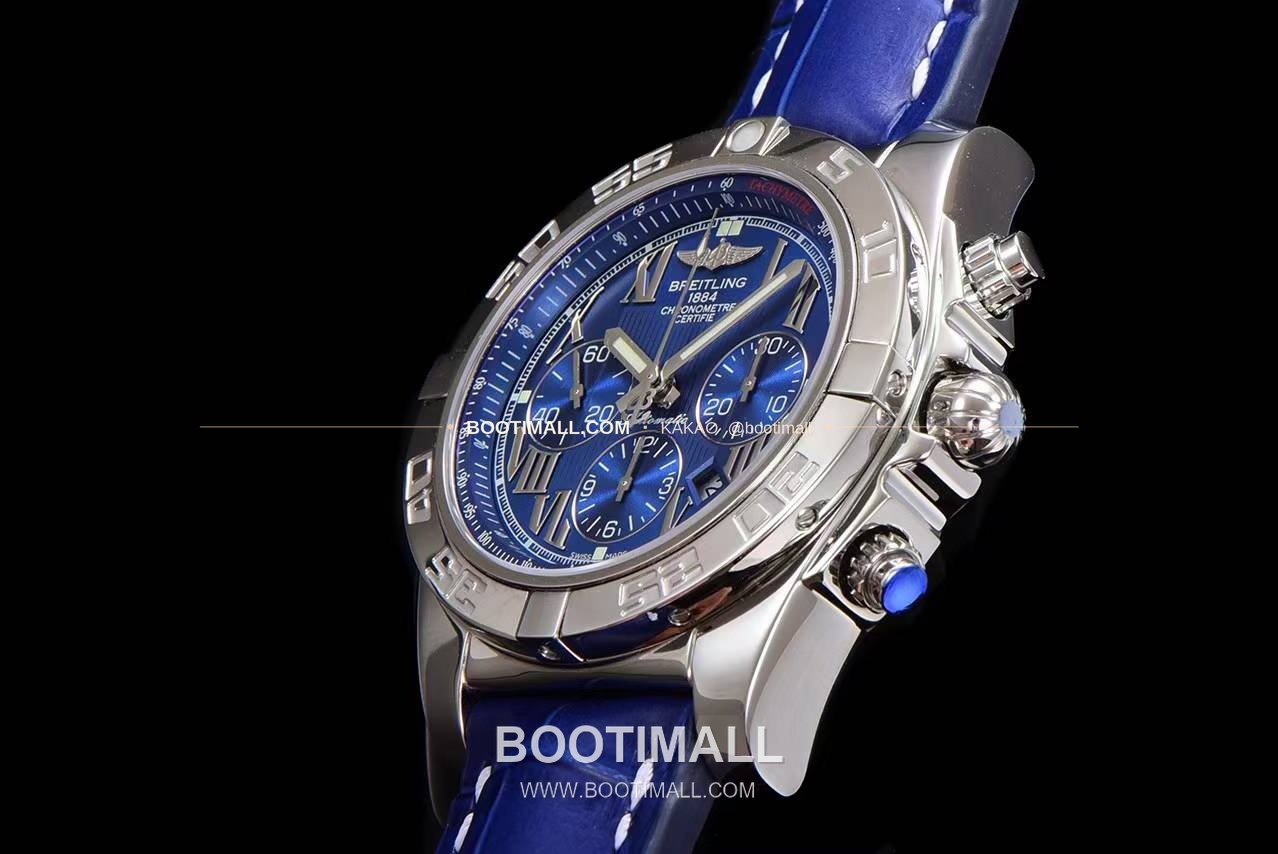 브라이틀링 크로노맷 스틸 블랙다이얼 크로노그래프 오토매틱 Breitling Chronomat Steel Black Dial Chronograph Automatic 44mm 6