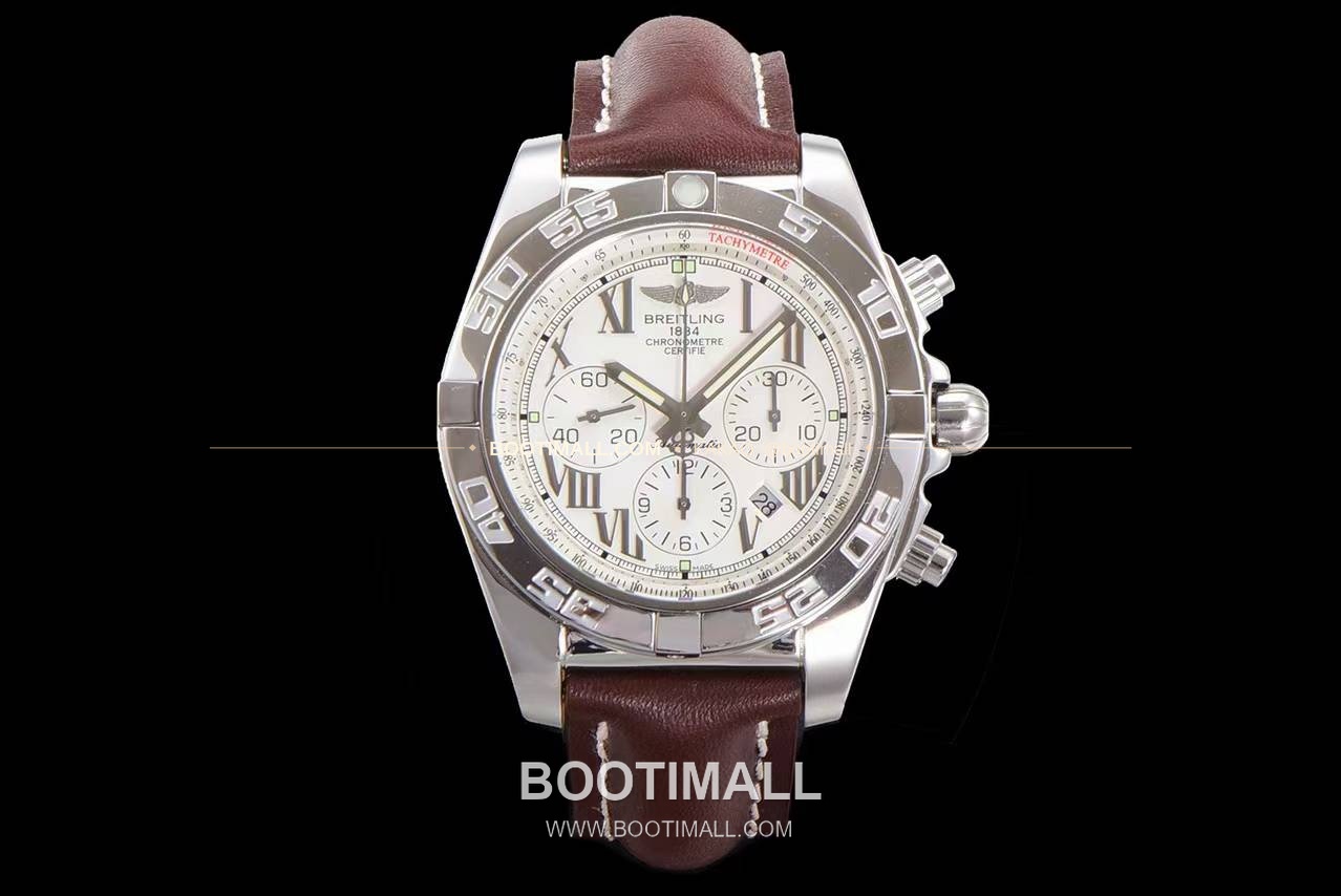 브라이틀링 크로노맷 스틸 블랙다이얼 크로노그래프 오토매틱 Breitling Chronomat Steel Black Dial Chronograph Automatic 44mm 1