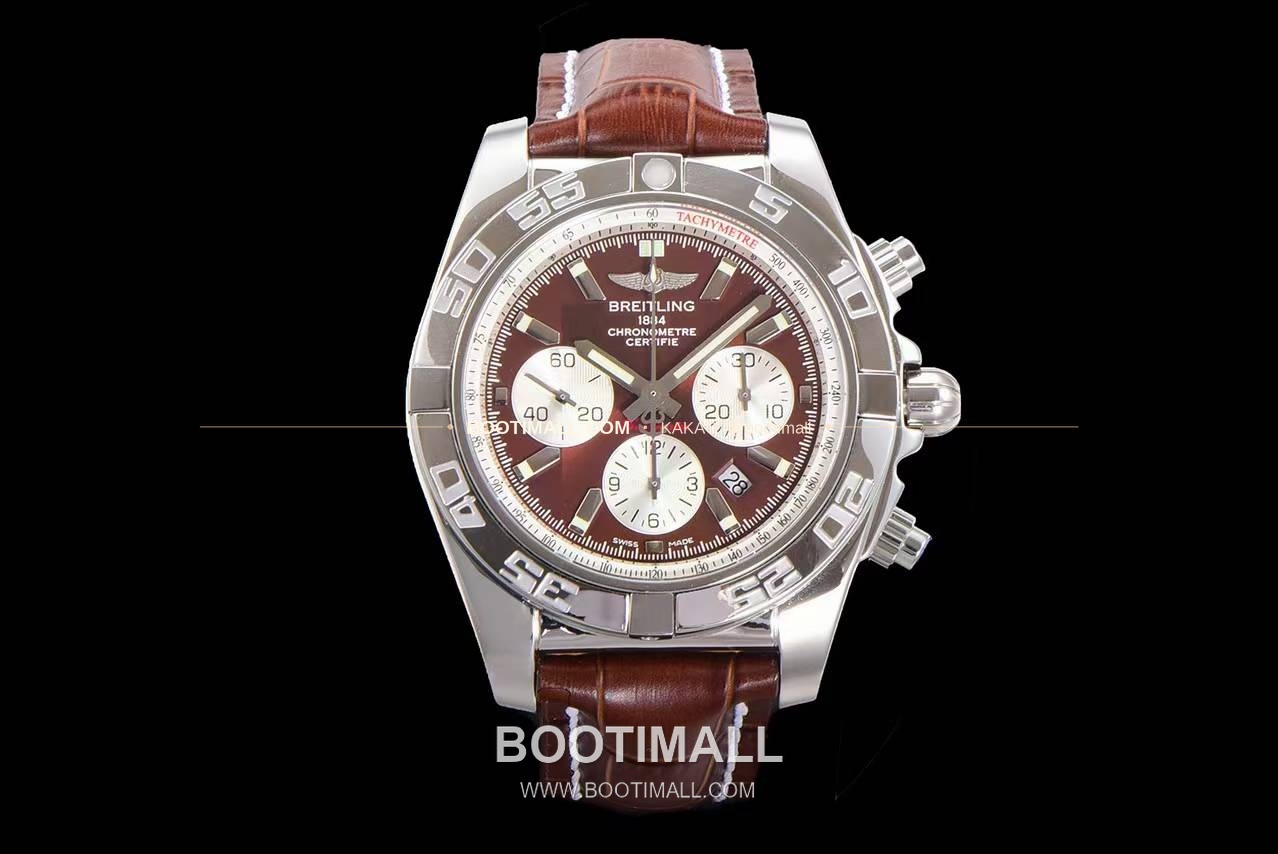 브라이틀링 크로노맷 스틸 블랙다이얼 크로노그래프 오토매틱 Breitling Chronomat Steel Black Dial Chronograph Automatic 44mm 1