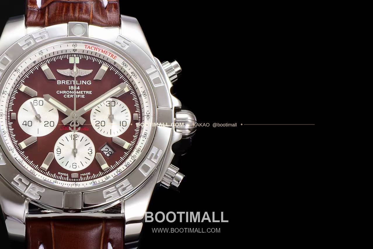 브라이틀링 크로노맷 스틸 블랙다이얼 크로노그래프 오토매틱 Breitling Chronomat Steel Black Dial Chronograph Automatic 44mm 4