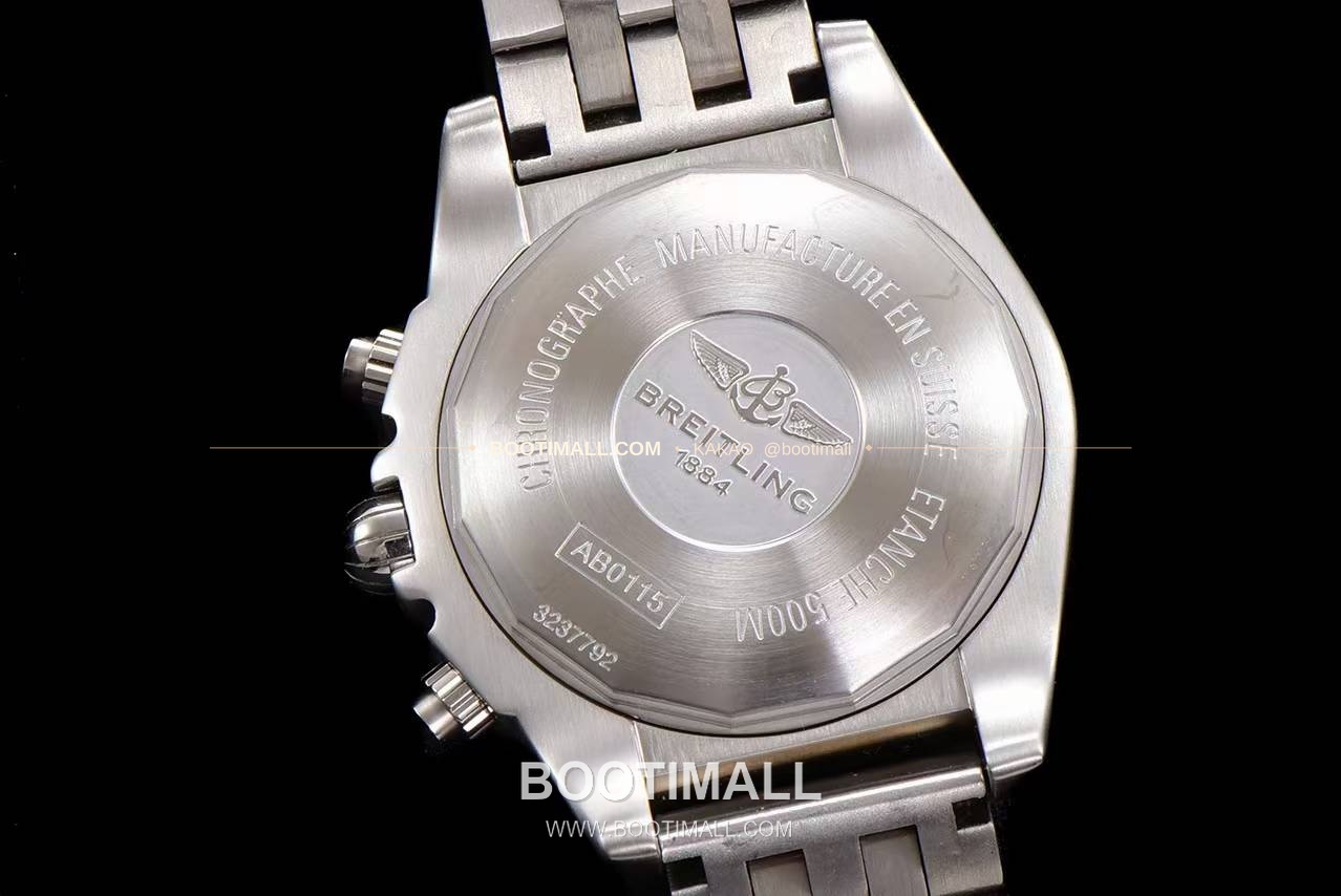 브라이틀링 크로노맷 스틸 블랙다이얼 크로노그래프 오토매틱 Breitling Chronomat Steel Black Dial Chronograph Automatic 44mm 7