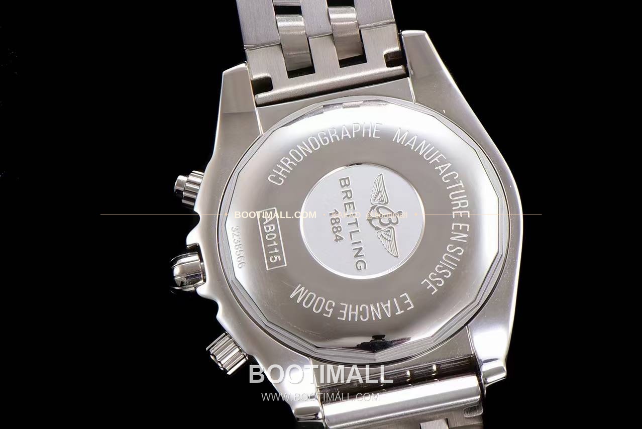 브라이틀링 크로노맷 스틸 블랙다이얼 크로노그래프 오토매틱 Breitling Chronomat Steel Black Dial Chronograph Automatic 44mm 6