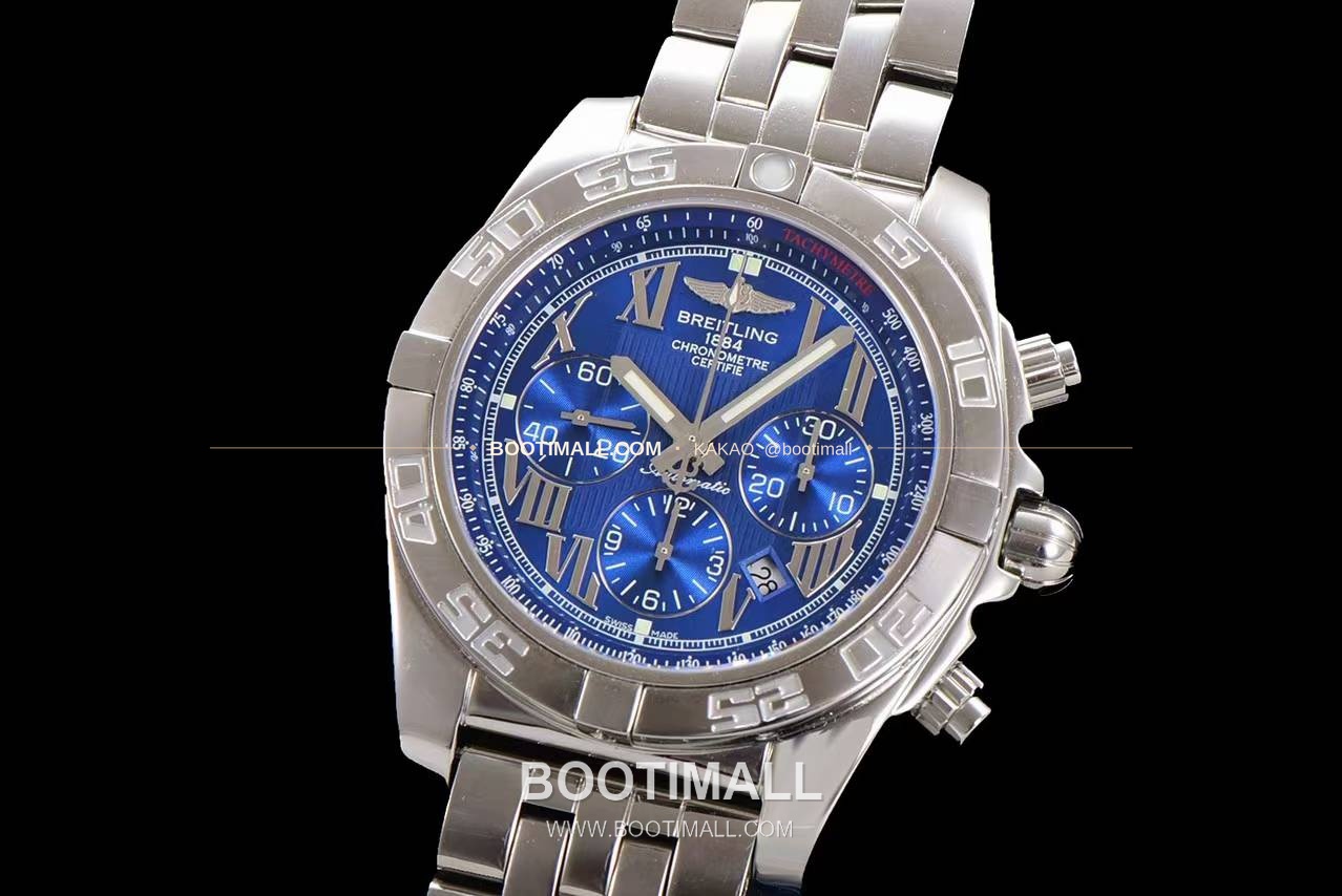 브라이틀링 크로노맷 스틸 블랙다이얼 크로노그래프 오토매틱 Breitling Chronomat Steel Black Dial Chronograph Automatic 44mm 3