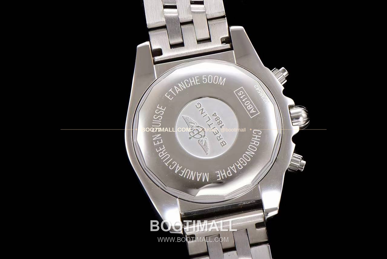 브라이틀링 크로노맷 스틸 블랙다이얼 크로노그래프 오토매틱 Breitling Chronomat Steel Black Dial Chronograph Automatic 44mm 7