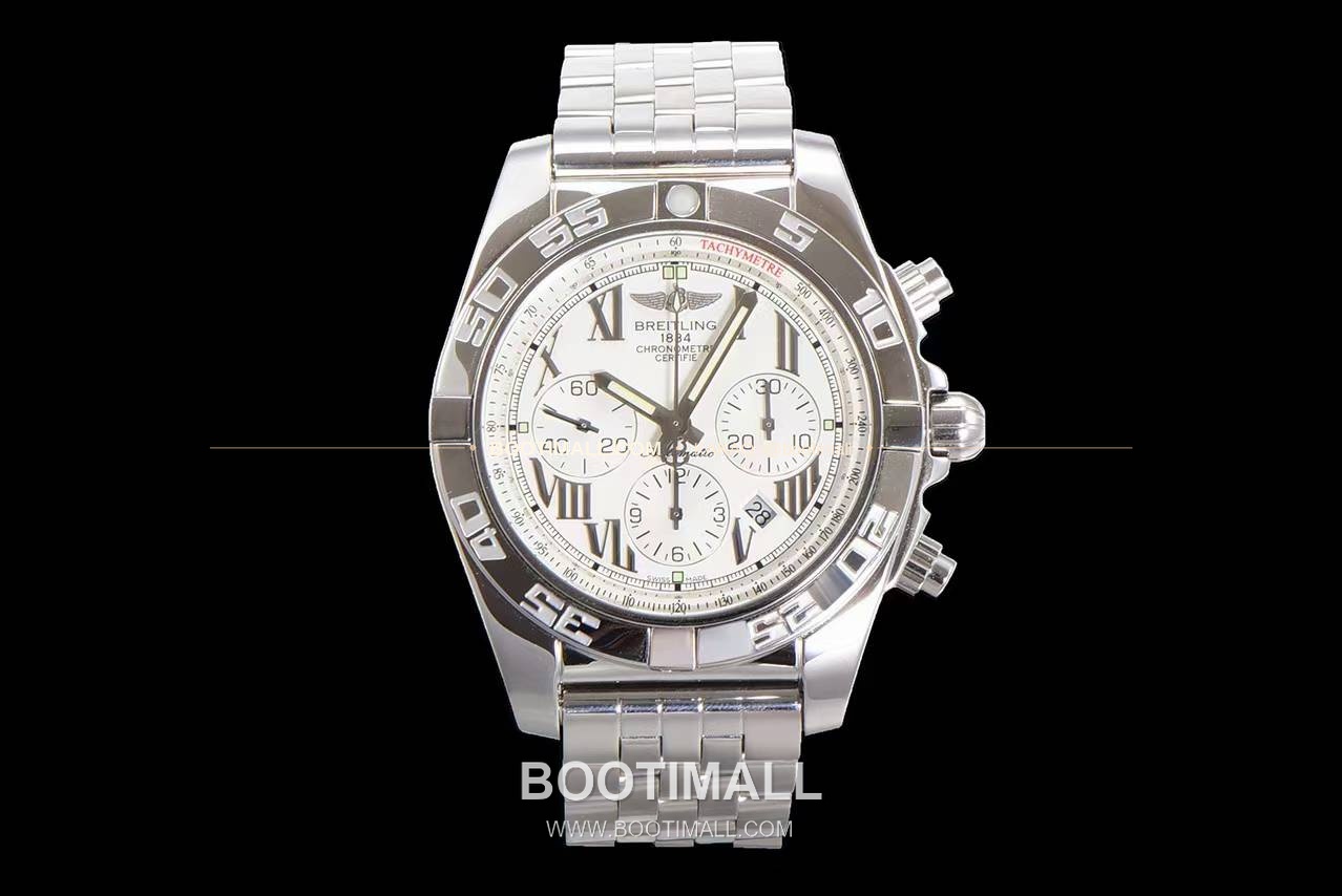브라이틀링 크로노맷 스틸 블랙다이얼 크로노그래프 오토매틱 Breitling Chronomat Steel Black Dial Chronograph Automatic 44mm 1