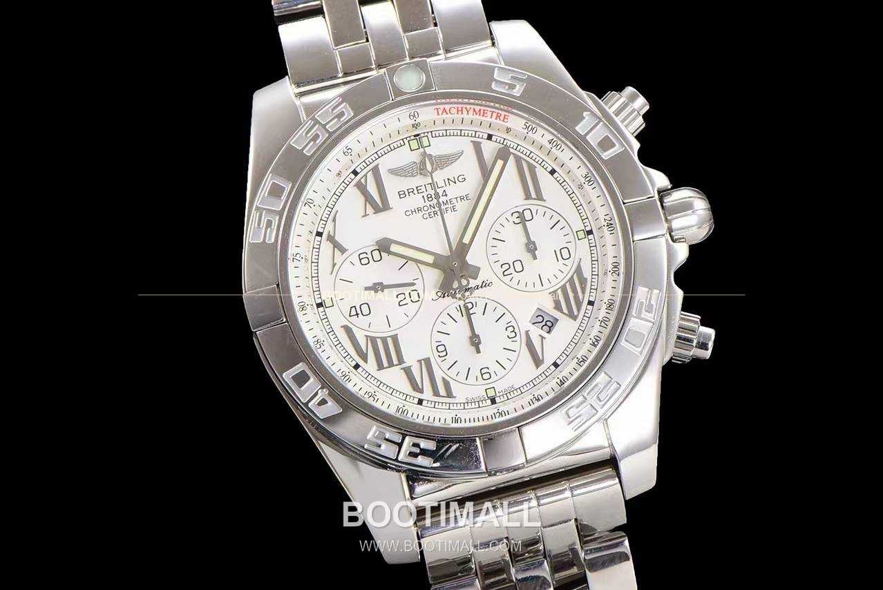 브라이틀링 크로노맷 스틸 블랙다이얼 크로노그래프 오토매틱 Breitling Chronomat Steel Black Dial Chronograph Automatic 44mm 2