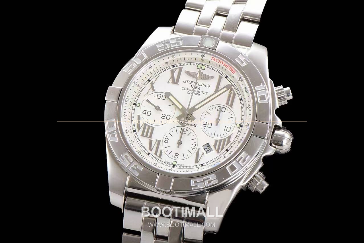 브라이틀링 크로노맷 스틸 블랙다이얼 크로노그래프 오토매틱 Breitling Chronomat Steel Black Dial Chronograph Automatic 44mm 3