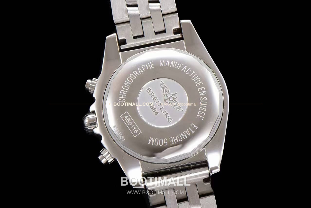 브라이틀링 크로노맷 스틸 블랙다이얼 크로노그래프 오토매틱 Breitling Chronomat Steel Black Dial Chronograph Automatic 44mm 6