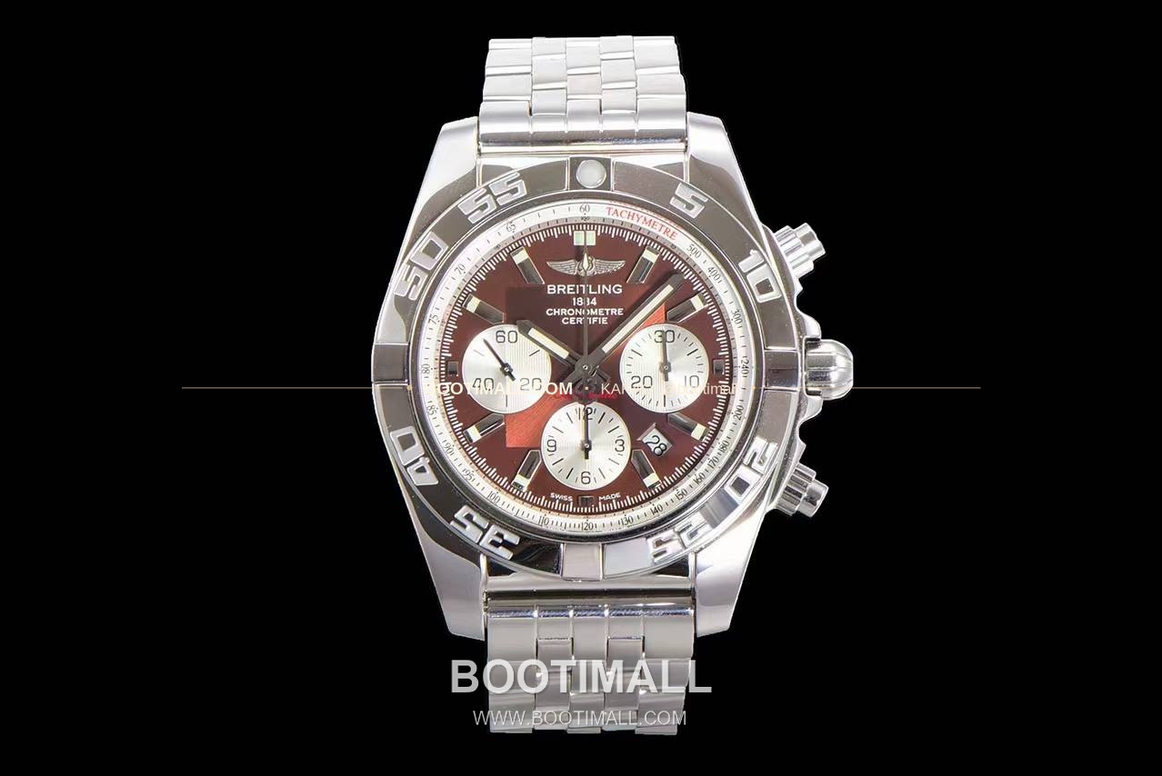 브라이틀링 크로노맷 스틸 블랙다이얼 크로노그래프 오토매틱 Breitling Chronomat Steel Black Dial Chronograph Automatic 44mm 1