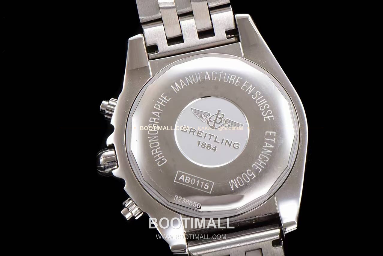 브라이틀링 크로노맷 스틸 블랙다이얼 크로노그래프 오토매틱 Breitling Chronomat Steel Black Dial Chronograph Automatic 44mm 6